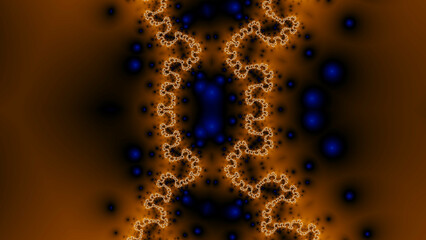 Beautiful abstract background for art projects, cards, business, posters. 3D illustration, computer-generated fractal