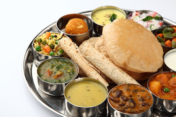 Indian FOOD , Indian food thali, north Indian thali