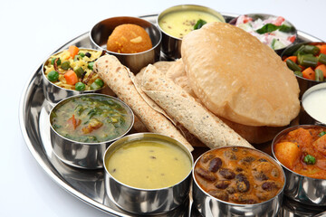 Indian FOOD , Indian food thali, north Indian thali