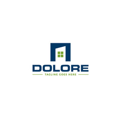Modern House logo or icon design