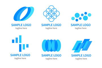 ロゴデザインのベクター素材