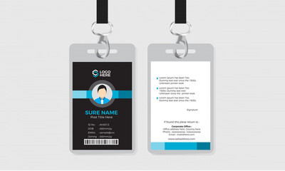ID card Template Vector file 50