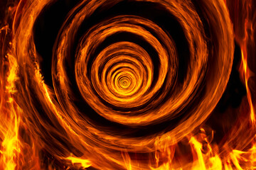 Afterlife Hell Purgatory Fire Spiral