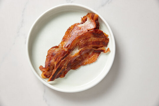 Plate of bacon