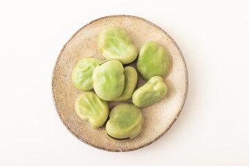 塩ゆで　そら豆