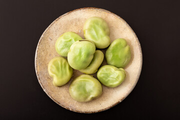 塩ゆで　そら豆