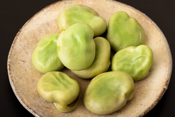 塩ゆで　そら豆