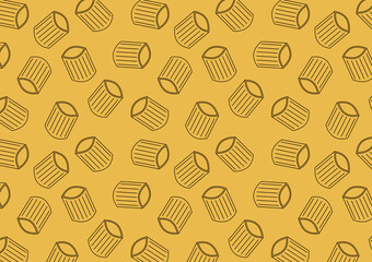 Pasta noodle vector. Pasta noodle pattern wallpaper.