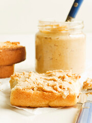 Peanut butter toast