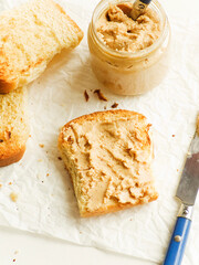 Peanut butter toast