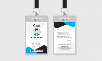 ID card Template Vector file 51