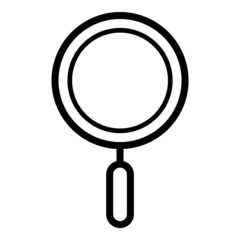 Magnify Flat Icon Isolated On White Background