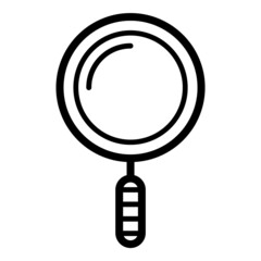 Magnify Flat Icon Isolated On White Background