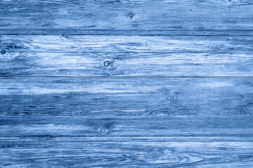 Blue aged wooden plank texture background, colorful surface