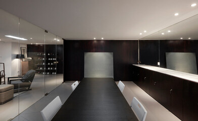 Simple modern Chinese office interior