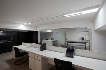 Simple modern Chinese office interior