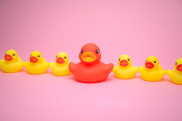 I am not a yellow duck, said the big red duck