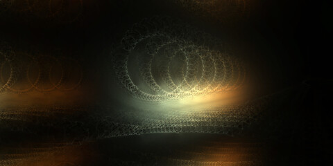 Fraktales abstraktes Hologramm