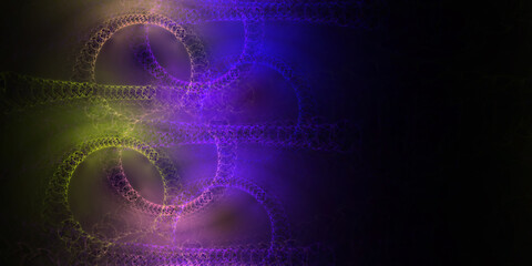 Fraktales abstraktes Hologramm