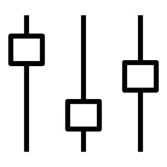 Settings Flat Icon Isolated On White Background