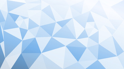 青いグラデーションのポリゴンデザイン