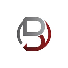 Fototapeta premium B Letter logo vector illustration