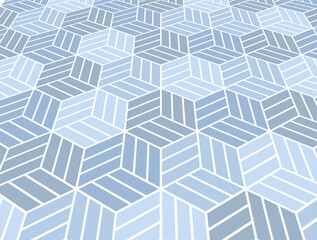 Abstract geometric pattern with stripes, lines. Modern vector background. Blue and gray ornament. Simple lattice graphic design