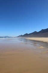 Fototapeta na wymiar Playa Cofete, Fuerteventura, Wyspy Kanaryjskie