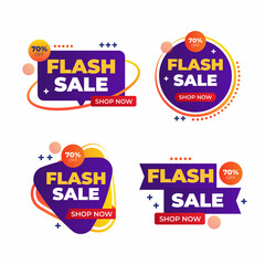 Flash sale special offer set and can use for instagram, facebook, and social media other.