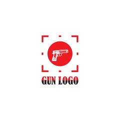 Fototapeta na wymiar Gun logo