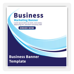 business marketing social media banner post template