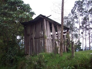 Fototapeta na wymiar Old House in Colombian Forest