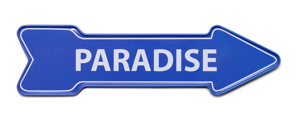 Paradise Arrow sign