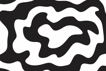 Abstract black and white background with cute oil painting texture pattern