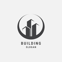 Building logo icon design template. luxury, premium vector