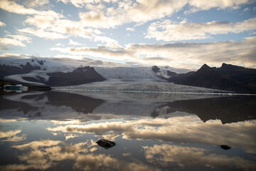 Iceberg and glacier in Iceland