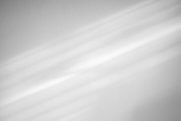 Window shadow drop on white wall background