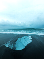 Iceberg and glacier in Iceland