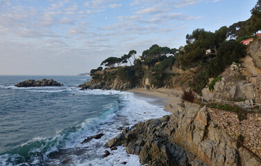 Fototapeta premium Vue sur les plages de la Costa Brava en Espagne