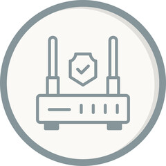 Router Encrypted Icon