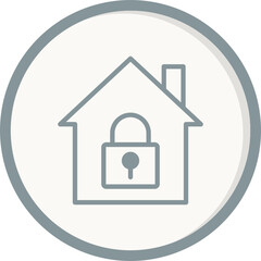 Secure Home Icon