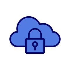 Cloud Encryption Icon