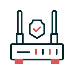 Router Encrypted Icon