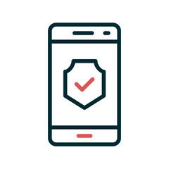 Smartphone Encrypted Icon