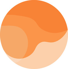 Orange logo or background abstract design