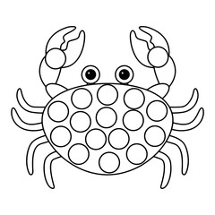 Ocean Animals Dot marker coloring pages