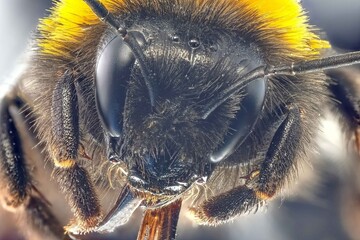 macro photography of the beetle