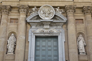 Façade de Santa Teresa alla Kalsa à Palerme. Sicile