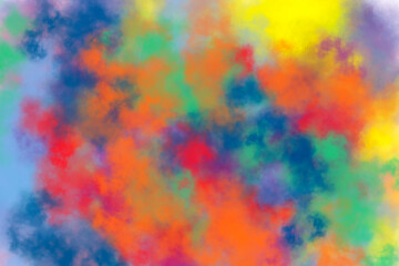 Abstract colorful hand drawn background