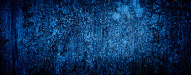 dark blue grungy abstract cement concrete wall texture background